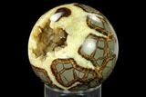 Crystal Filled, Polished Septarian Sphere - Utah #167876-3